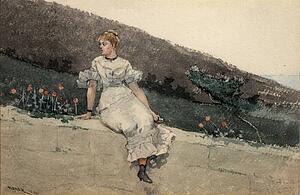 The Gardens Art Print - The Garden Wall