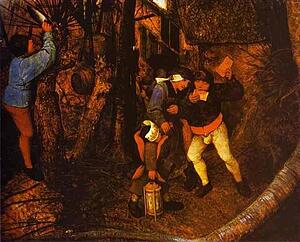 Art Print - The Gloomy Day (February). Detail