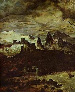 Art Print - The Gloomy Day (February). Detail