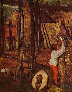 Art Print - The Gloomy Day (February). Detail