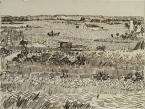 Harvest Art Print - The Harvest (For Émile Bernard)