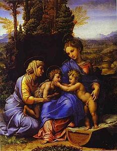 Art Print - The Holy Family, Known As Little Holy Family