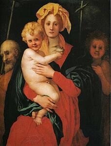 The Holy Family With The Young St. John - Art Print Art Print - The Holy Family With The Young St. John