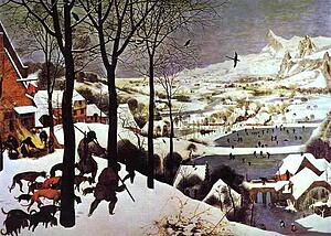 The Hunters In The Snow (January) - Art Print Art Print - The Hunters In The Snow (January)