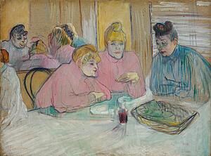 Room Art Print - The Ladies In The Dining Room