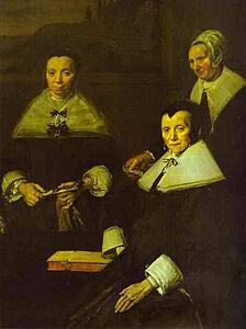 The Lady-Governors Of The Old Men's Almshouse At Haarlem. Detail - Art Print Art Print - The Lady-Governors Of The Old Men's Almshouse At Haarlem. Detail