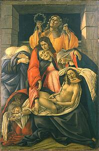 Over Art Print - The Lamentation Over The Dead Christ