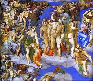 The Last Judgment. Detail - Art Print Art Print - The Last Judgment. Detail