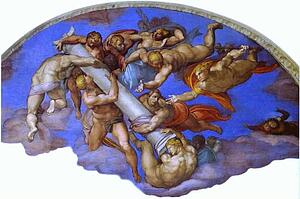 The Last Judgment. Detail - Art Print Art Print - The Last Judgment. Detail