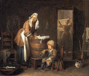 Art Print - The Laundress
