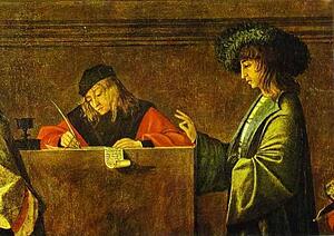 The Legend Of St. Ursula: Departure Of The Ambassadors. Detail - Art Print Art Print - The Legend Of St. Ursula: Departure Of The Ambassadors. Detail