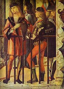 The Legend Of St. Ursula: The Arrival Of The English Ambassadors. Detail - Art Print Art Print - The Legend Of St. Ursula: The Arrival Of The English Ambassadors. Detail