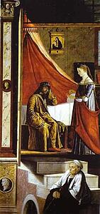 The Legend Of St. Ursula: The Arrival Of The English Ambassadors. Detail - Art Print Art Print - The Legend Of St. Ursula: The Arrival Of The English Ambassadors. Detail