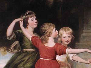 The Levenson-Gower Children. Detail - Art Print Art Print - The Levenson-Gower Children. Detail