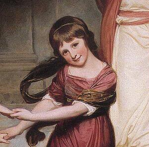 The Levenson-Gower Children. Detail - Art Print Art Print - The Levenson-Gower Children. Detail