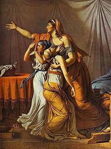 Art Print - The Lictors Returning To Brutus The Bodies Of His Sons. Detail