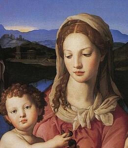 The Madonna And Child With St.elisabeth And The Infant St. John The Baptist. Detail - Art Print Art Print - The Madonna And Child With St.elisabeth And The Infant St. John The Baptist. Detail