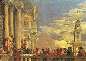 The Marriage Feast At Cana. Detail - Art Print Art Print - The Marriage Feast At Cana. Detail