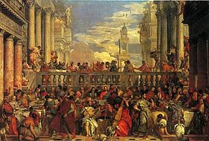 The Marriage Feast At Cana - Art Print Art Print - The Marriage Feast At Cana