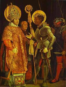 Art Print - The Meeting Of St. Erasmus And St. Maurice