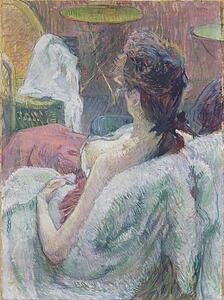 Model Art Print - The Model Resting