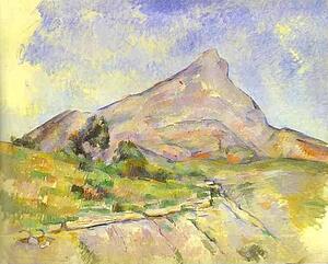 The Mount Of St.victoria (La Montagne Sainte-Victoire) - Art Print Art Print - The Mount Of St.victoria (La Montagne Sainte-Victoire)