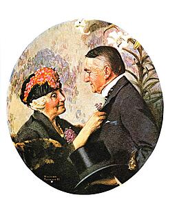 Couple Art Print - The Old Couple