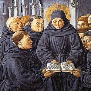 Art Print - The Parable Of The Holy Trinity And The Visit To The Monks Of Mount Pisano. Detail