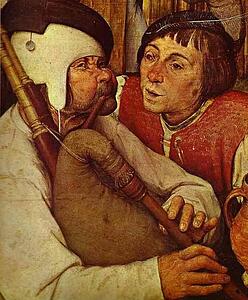 The Peasant Dance. Detail - Art Print Art Print - The Peasant Dance. Detail