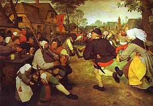 The Peasant Dance - Art Print Art Print - The Peasant Dance