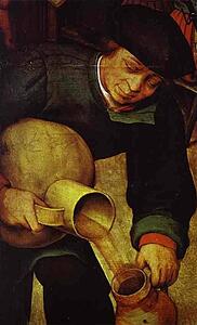 The Peasant Wedding. Detail - Art Print Art Print - The Peasant Wedding. Detail