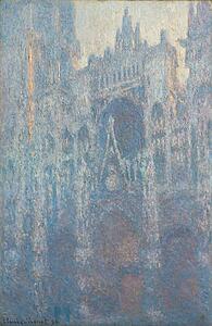 Rouen Art Print - The Portal Of Rouen Cathedral In Morning Light