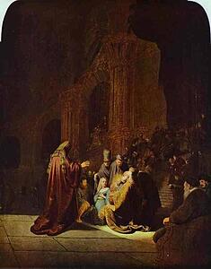 The Presentation Of Jesus In The Temple - Art Print Art Print - The Presentation Of Jesus In The Temple