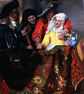 Vermeer Art Print - The Procuress
