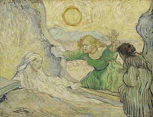 Rembrandt Art Print - The Raising Of Lazarus (After Rembrandt)