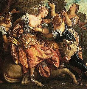 Art Print - The Rape Of Europa. Detail