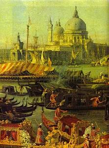 Art Print - The Reception Of The French Ambassador In Venice. Detail