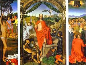 Art Print - The Resurrection, With The Martyrdom Of St. Sebastian And The Ascension