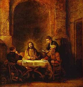The Supper At Emmaus - Art Print Art Print - The Supper At Emmaus