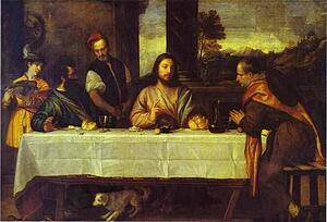 The Supper At Emmaus - Art Print Art Print - The Supper At Emmaus