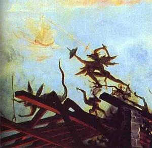 Art Print - The Temptation Of St. Anthony. Detail