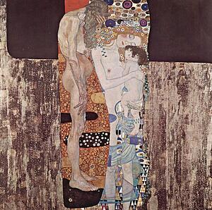 Aging Art Print - The Three Ages Of Woman