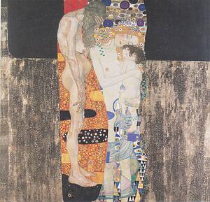 Aging Art Print - The Three Ages Of Woman