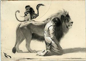 T Art Print - The Ungrateful Man 'the Whole Court Was Filled With Confusion, Though The Animals, With No Attempt T