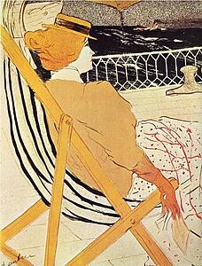 Art Print - The Unknown Lady Passenger Of Cabin 54 On "le Chili"