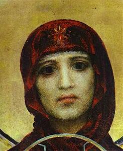 The Virgin And Child. Detail - Art Print Art Print - The Virgin And Child. Detail