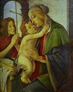 The Virgin And Child With The Infant St. John - Art Print Art Print - The Virgin And Child With The Infant St. John