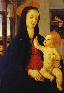 The Virgin And Child - Art Print Art Print - The Virgin And Child