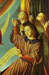 The Virgin In Glory, Surrounded By Angels - Art Print Art Print - The Virgin In Glory, Surrounded By Angels