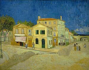 Yellow Art Print - The Yellow House ('the Street')